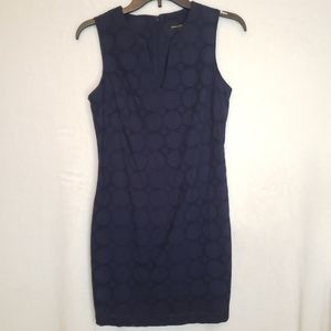 Banana Republic Navy Lace Overlay Dress